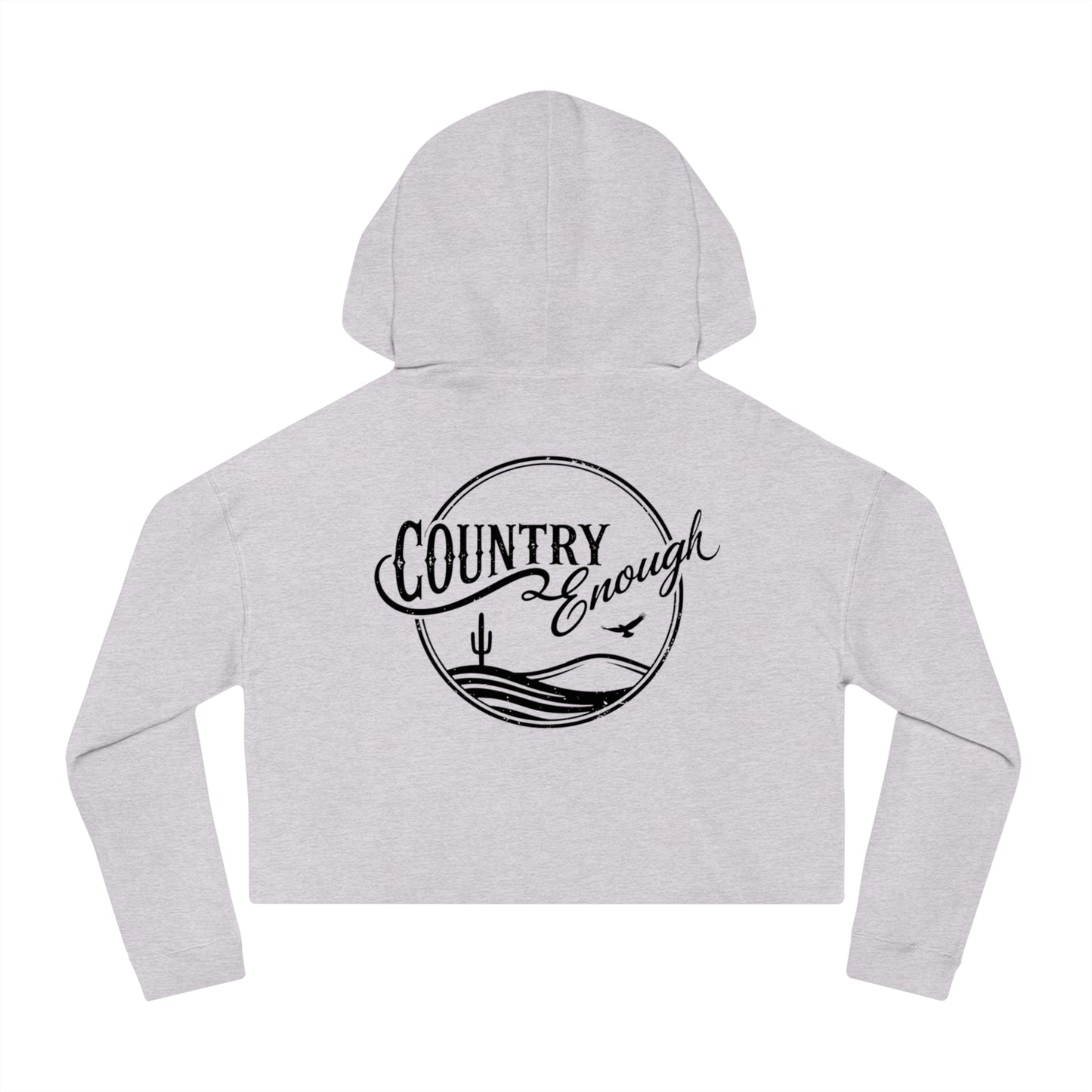 Country Enough Crop Hoodie