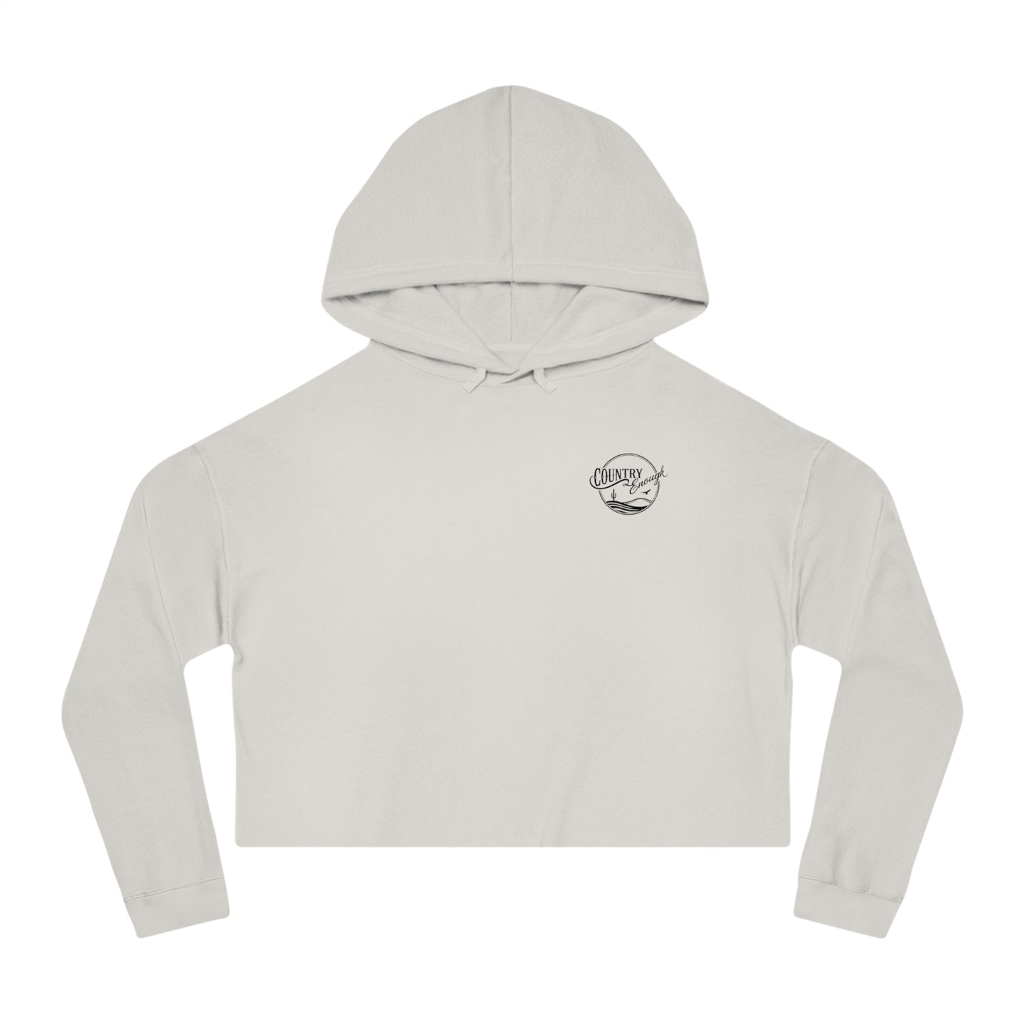 Country Enough Crop Hoodie