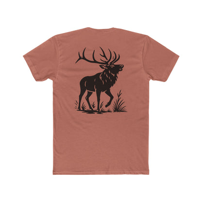 Desert Pink t-shirt with graphic design of an elk #desertpink
