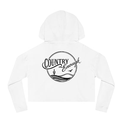Country Enough Crop Hoodie