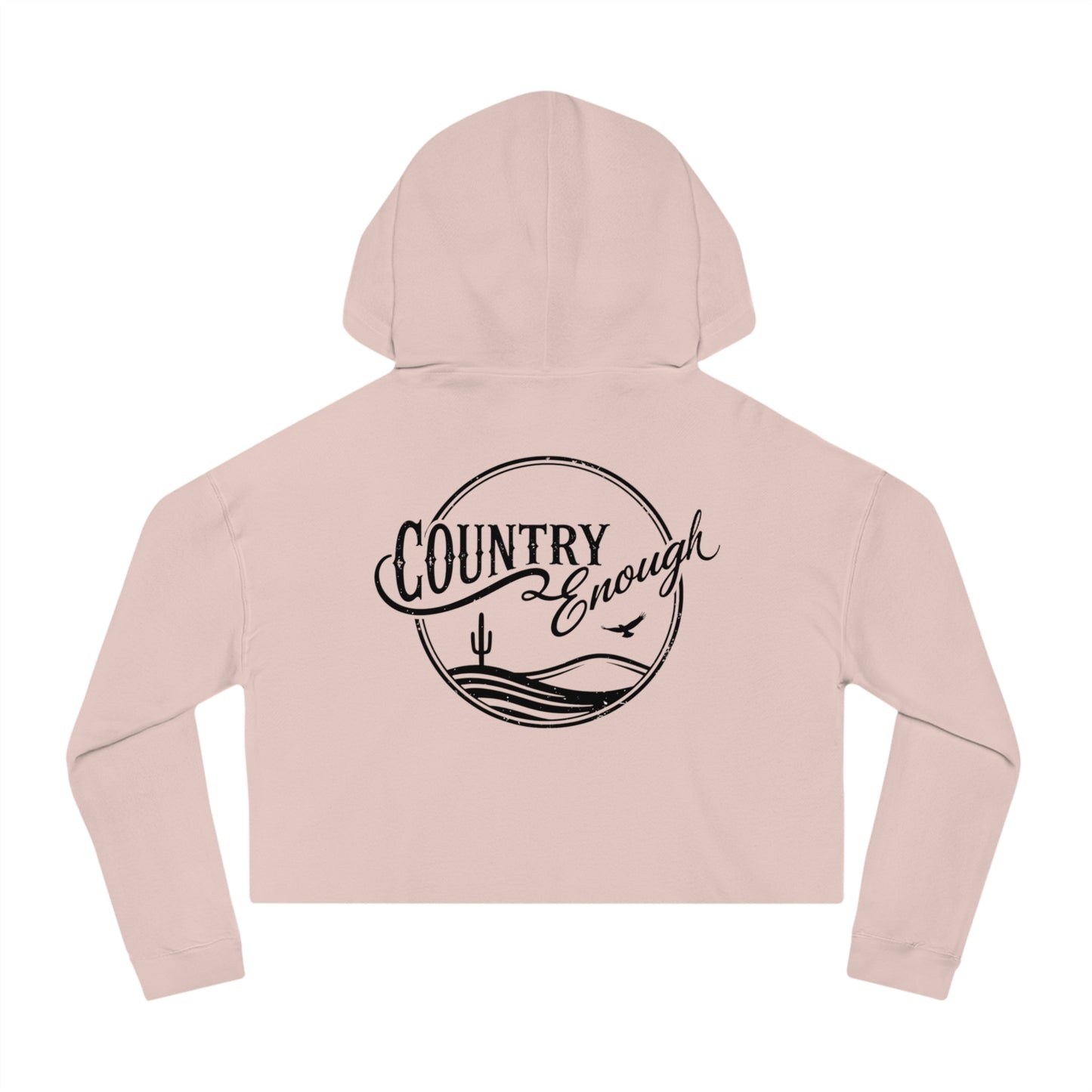 Country Enough Crop Hoodie