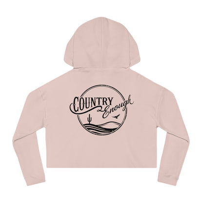 Country Enough Crop Hoodie