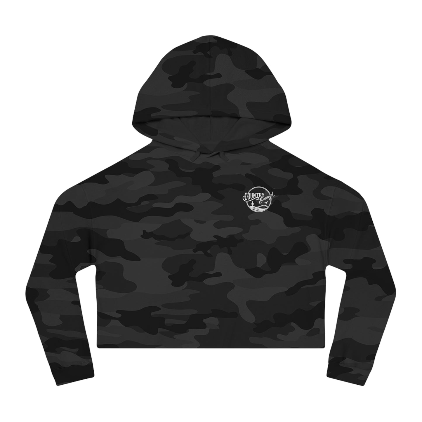 Country Enough Crop Hoodie