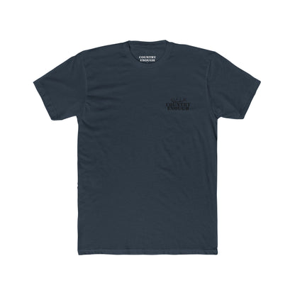 Indigo t-shirt with graphic design of an elk #indigo