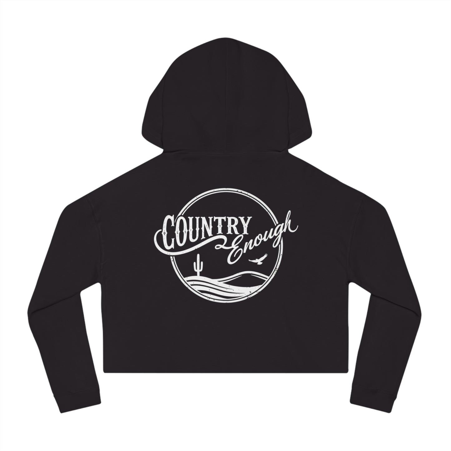 Country Enough Crop Hoodie
