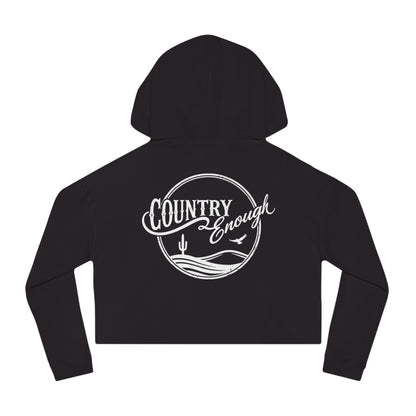 Country Enough Crop Hoodie