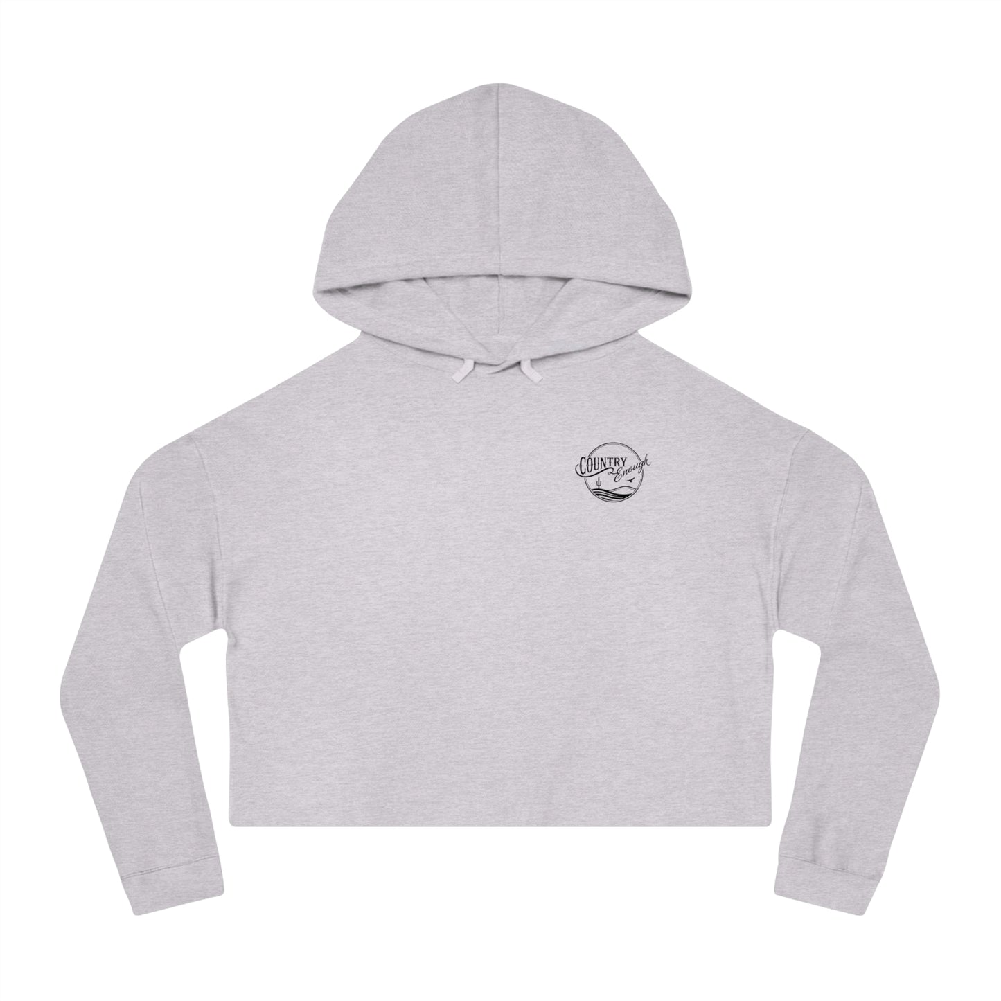 Country Enough Crop Hoodie