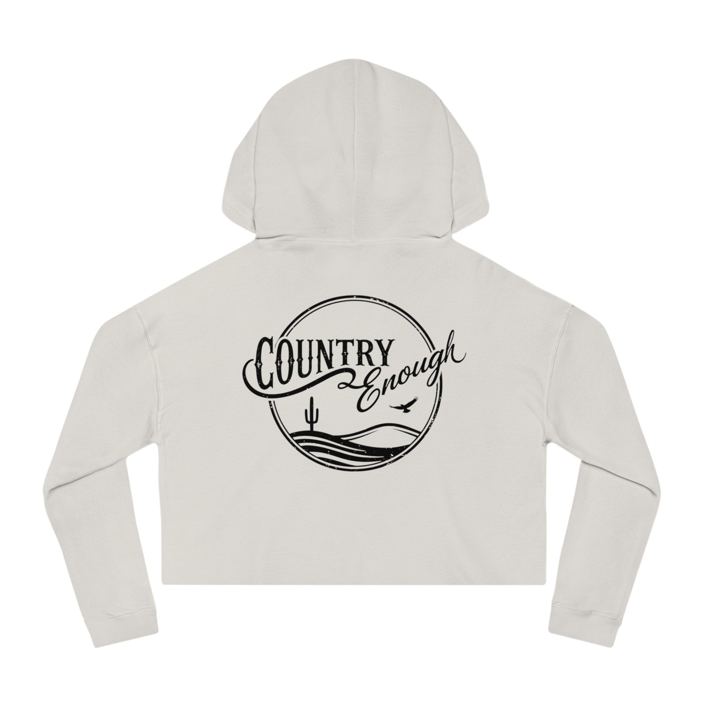 Country Enough Crop Hoodie