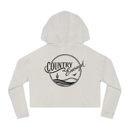 Country Enough Crop Hoodie