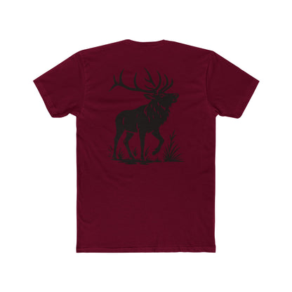 Cardinal Red t-shirt with graphic design of an elk #cardinalred