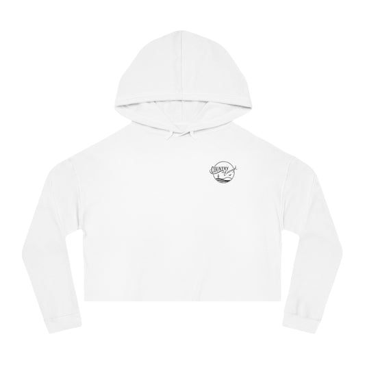Country Enough Crop Hoodie