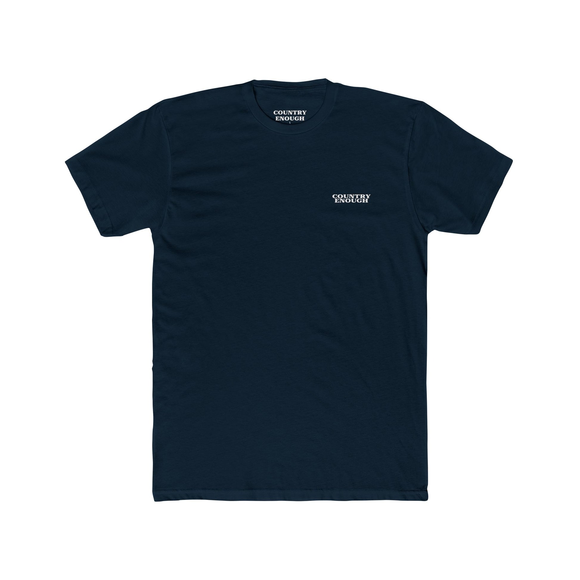 Midnight Navy t-shirt with aztec pattern and cacti inside a geometric border with word western across the bottom #midnightnavy