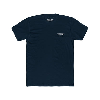 Midnight Navy t-shirt with aztec pattern and cacti inside a geometric border with word western across the bottom #midnightnavy