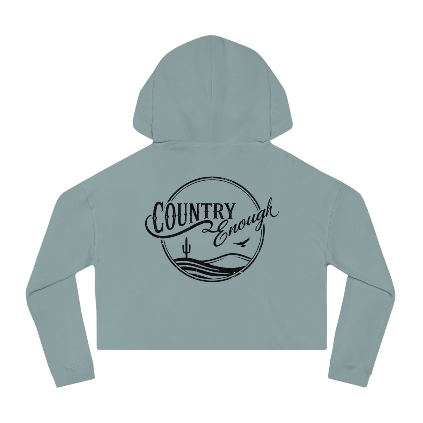 Country Enough Crop Hoodie