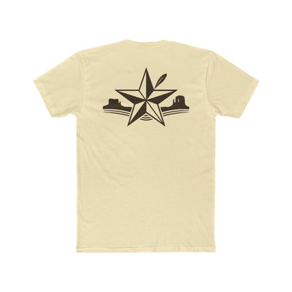 Solid natural t-shirt with star, feather, and mountain graphic design #solidnatural