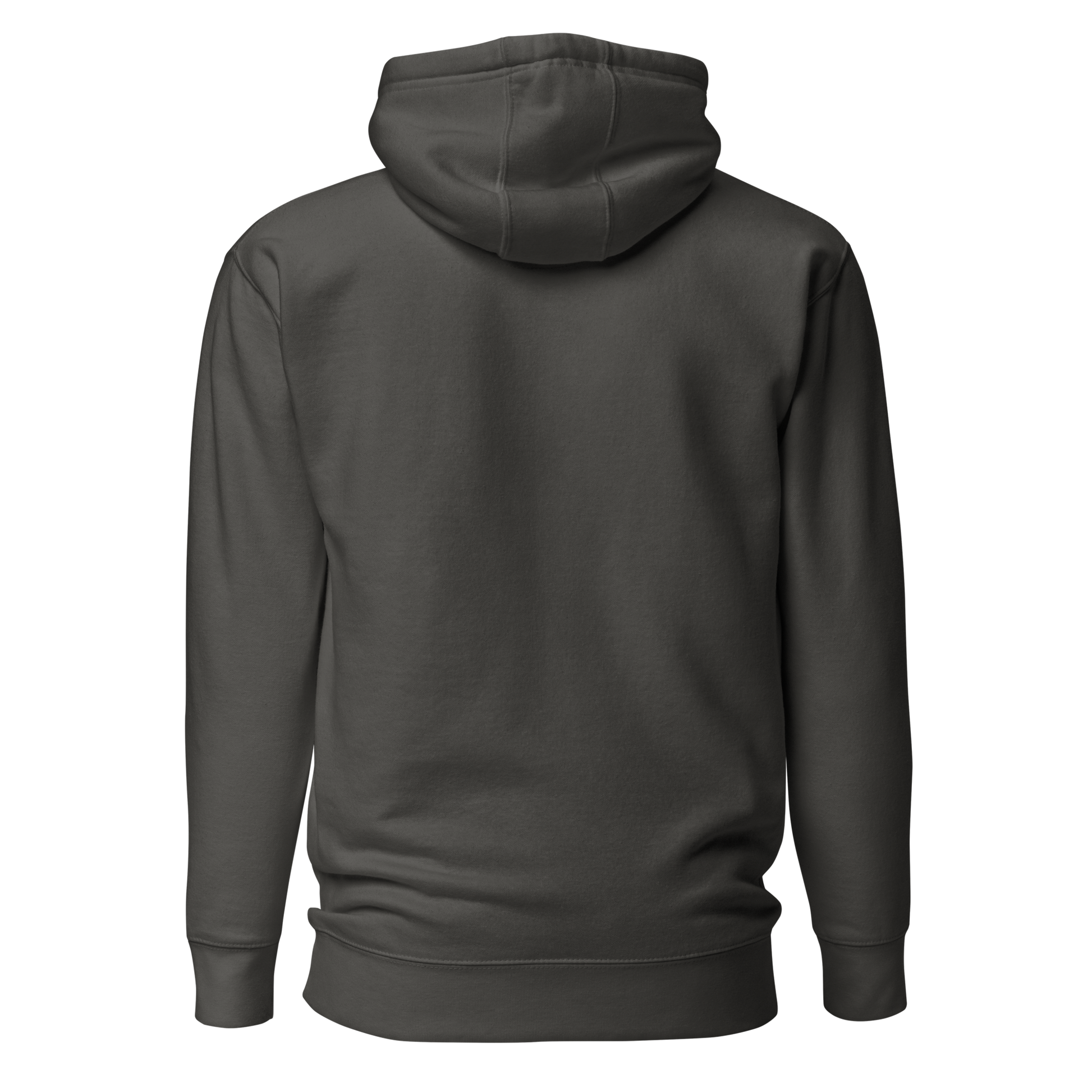 Vintage Black hoodie with rounded box graphic of the words country enough in a cream and maroon design #vintageblack