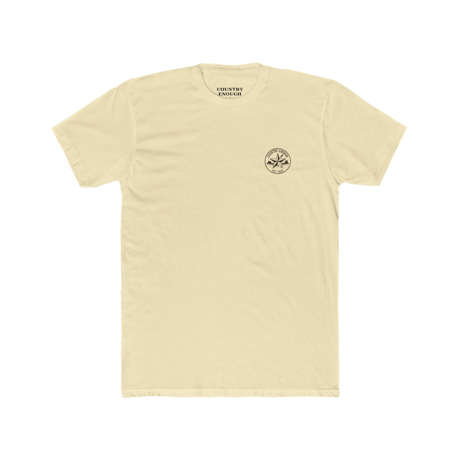 Solid natural t-shirt with star, feather, and mountain graphic design #solidnatural