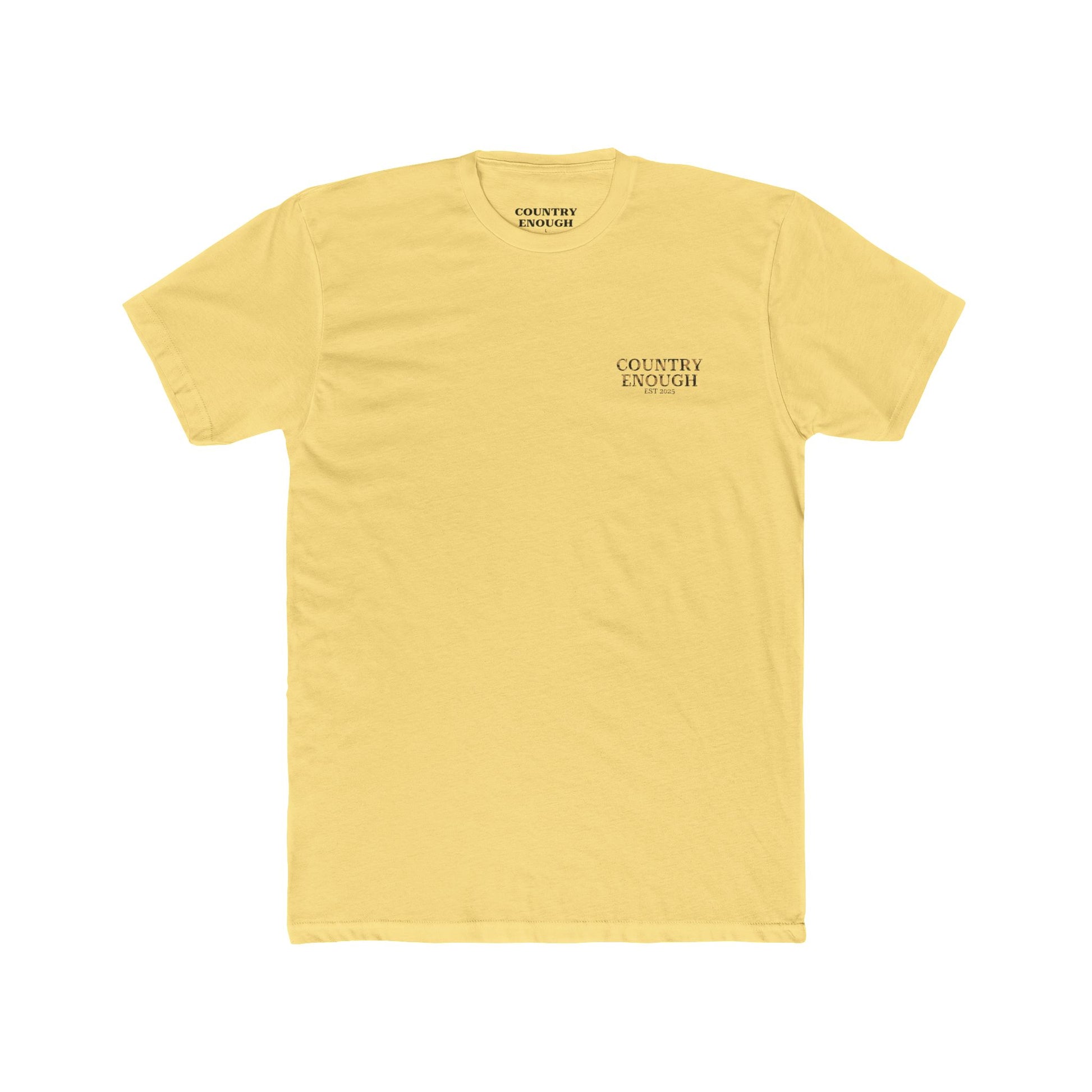 Yellow t-shirt with bull skull and aztec pattern graphic #yellow