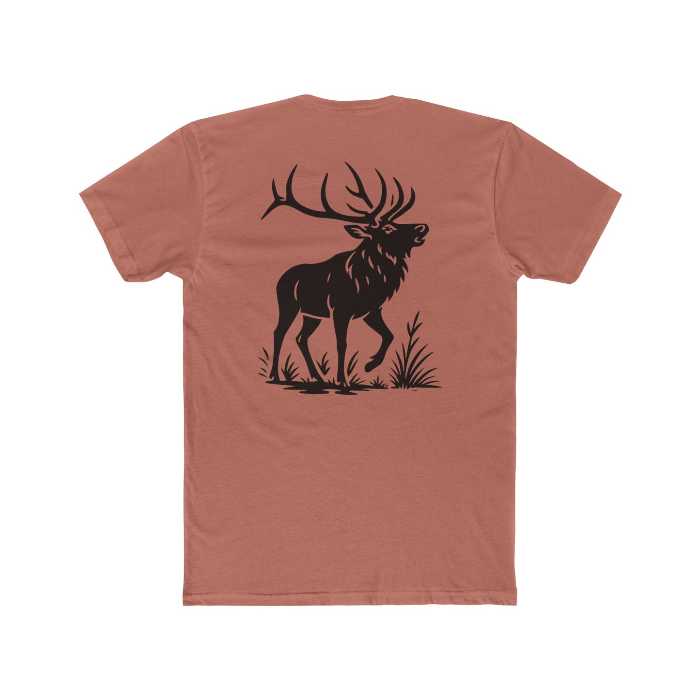 Desert Pink t-shirt with graphic design of an elk #desertpink