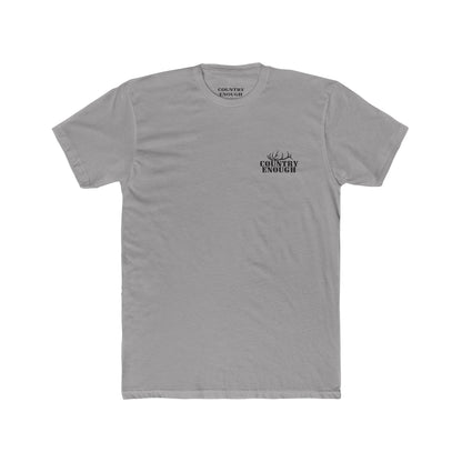 Gray t-shirt with graphic design of an elk #gray