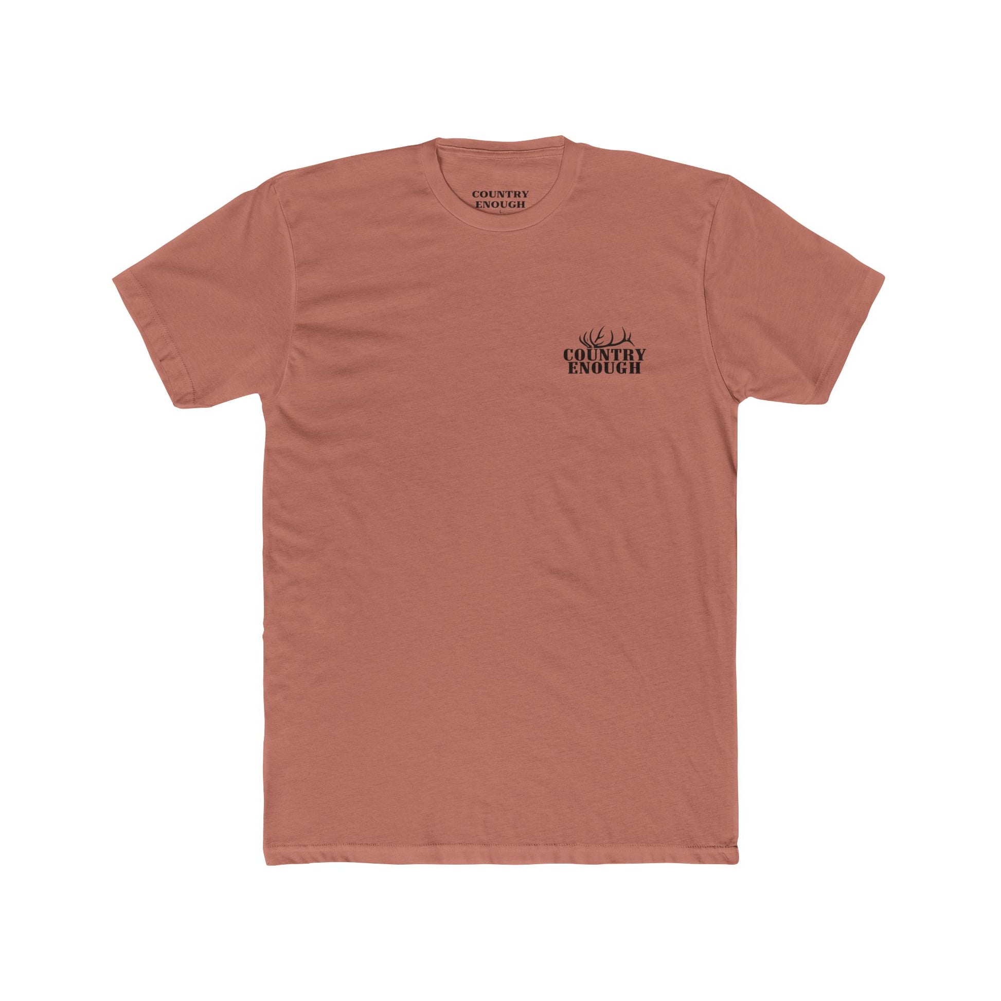 Desert Pink t-shirt with graphic design of an elk #desertpink