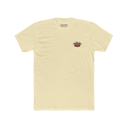 Natural t-shirt with 'Red Dirt' graphic design and desert landscape #natural