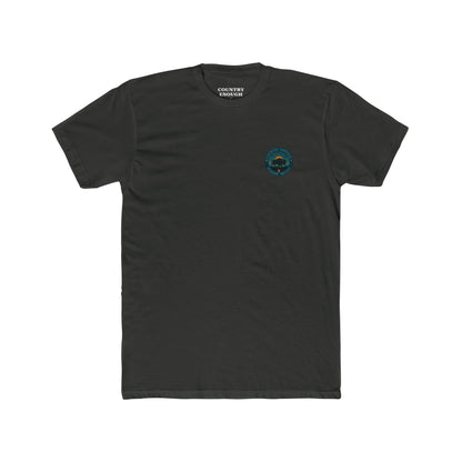 Vintage Black T-Shirt with graphic of bison, sun, mountains, and the words roam wide #vintageblack