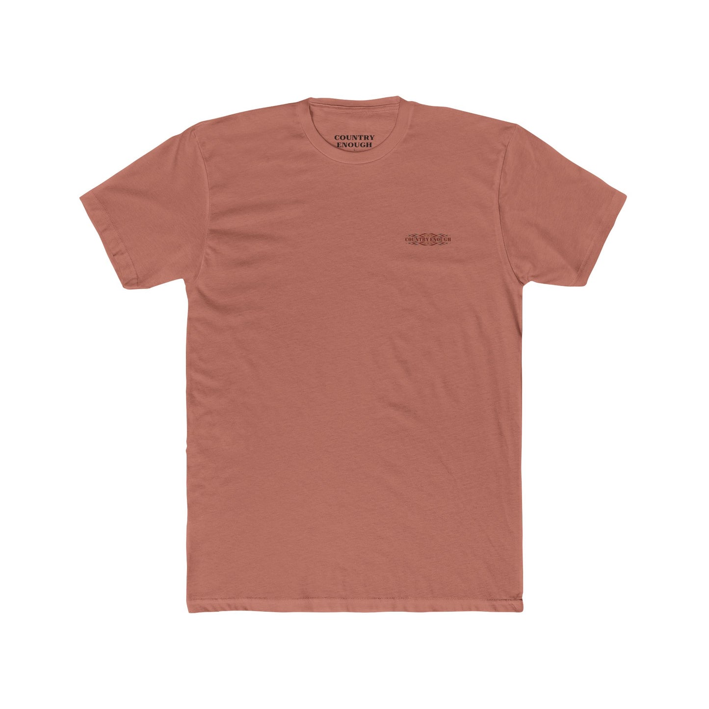 Desert Pink t-shirt with bull skull and aztec print graphic #desertpink
