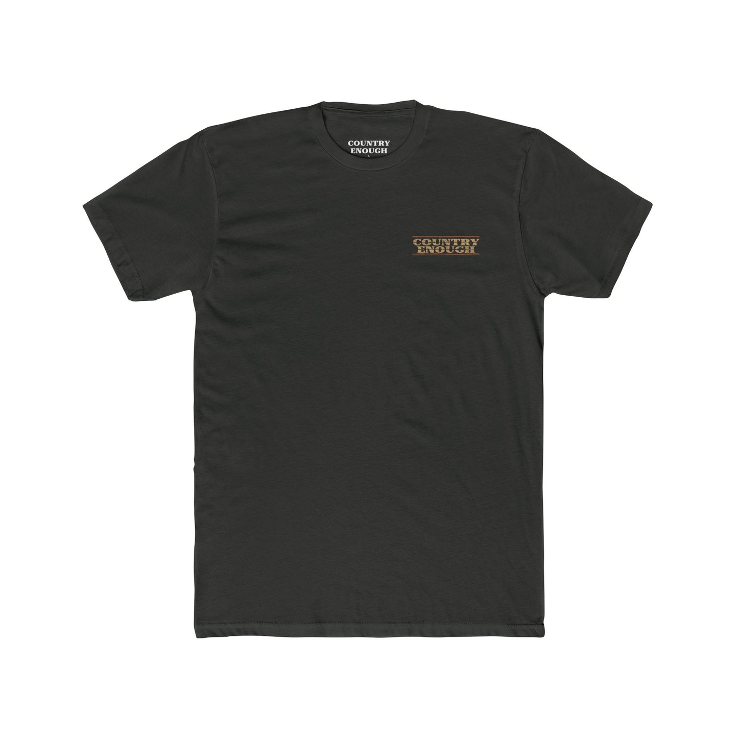 Vintage Black t-shirt with longhorn skull, aztec print, desert landscape, cacti, and cowboy silhouette with word Western across the top #vintageblack