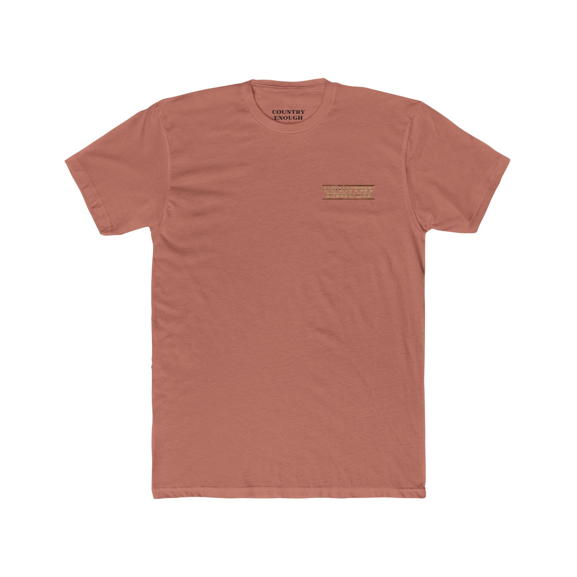 Desert Pink t-shirt with longhorn skull, aztec print, desert landscape, cacti, and cowboy silhouette with word Western across the top #desertpink
