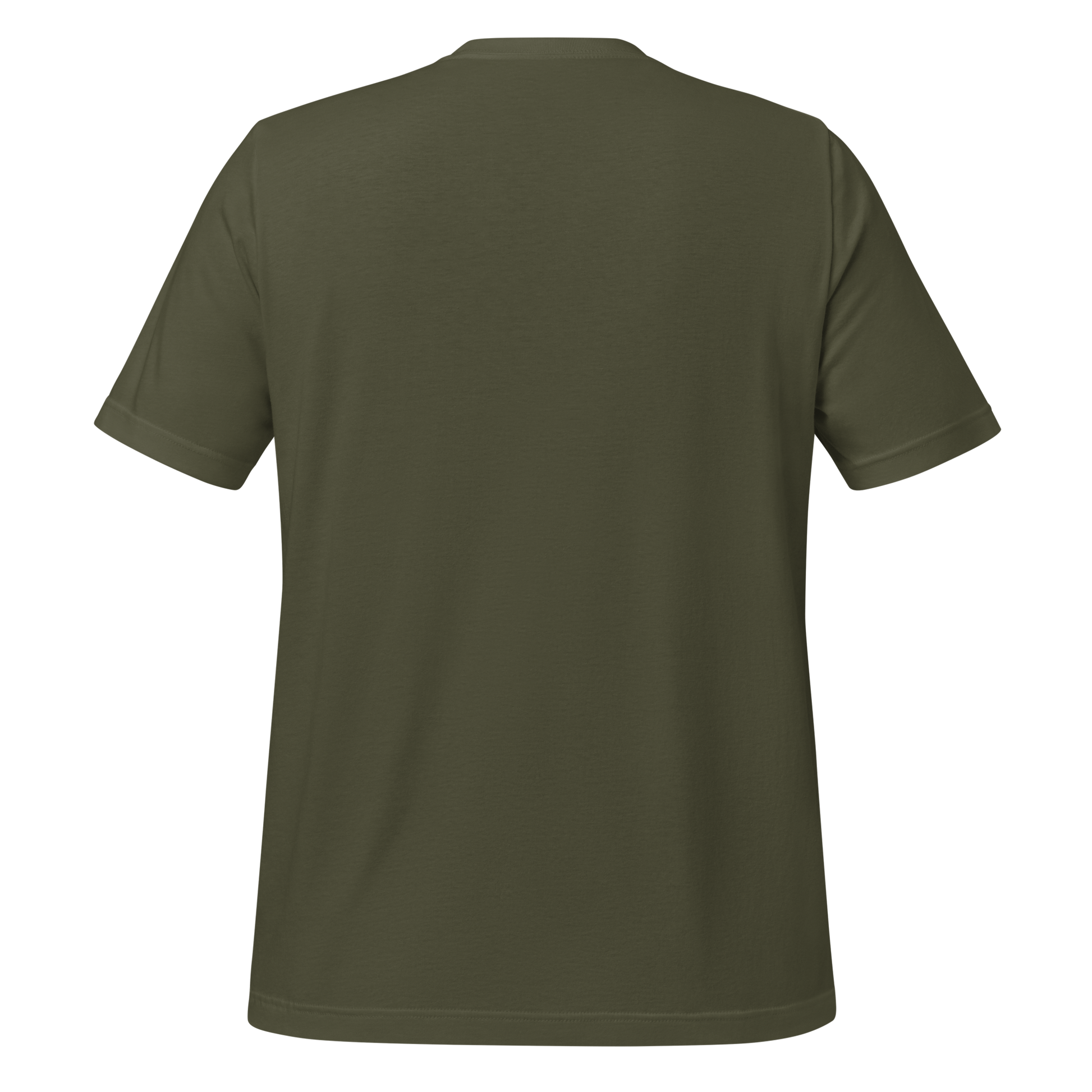 Military Green t-shirt with sun, horse, cowgirl, and desert landscape in monochrome graphic #militarygreen