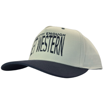 legacy heritage hta snapback with words country enough get western in big font size #navy