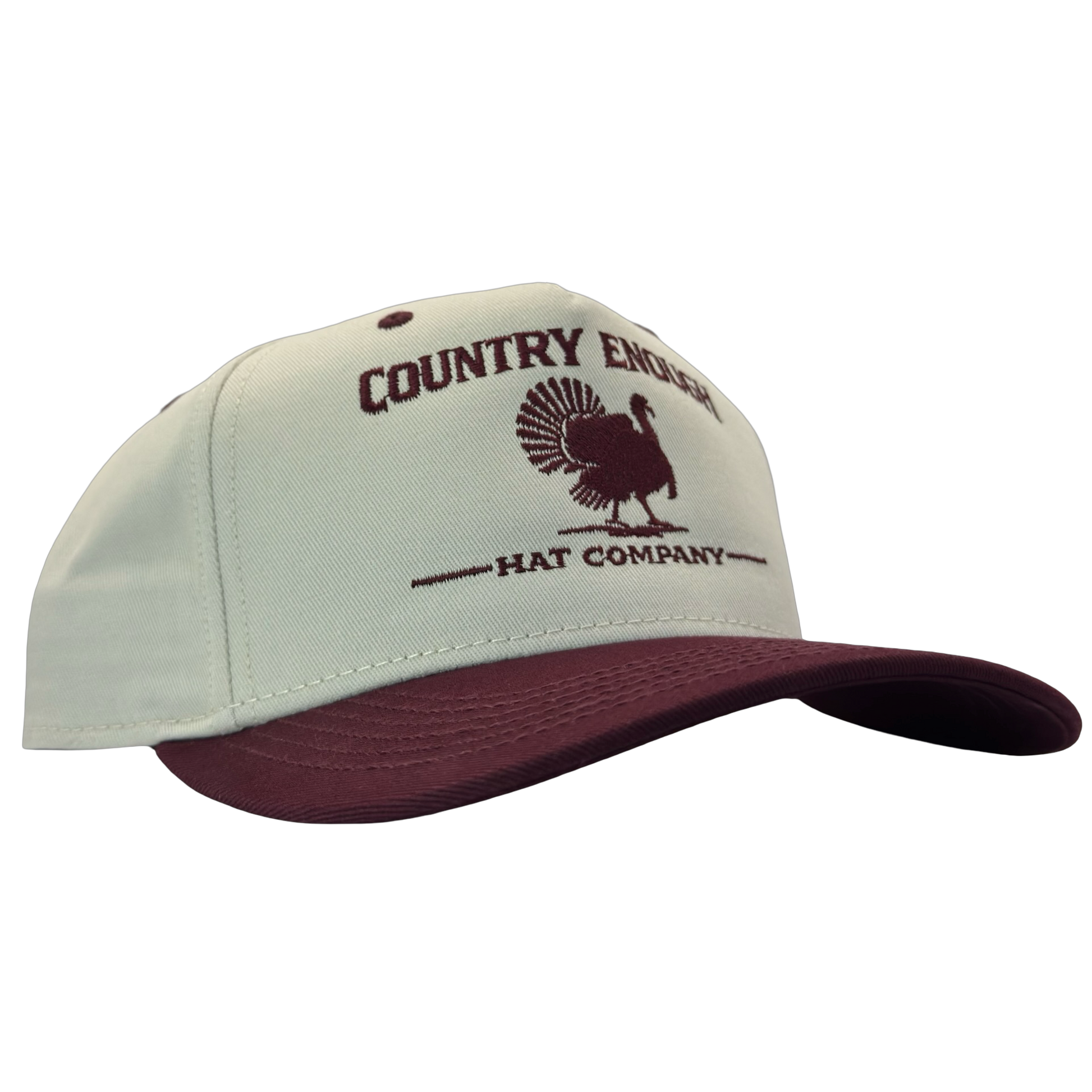 legacy heritage hta snapback hat with the words country enough hat company and a graphic of a turkey #wine