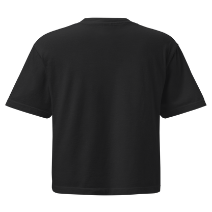 Black t-shirt with bright red graphic of a cowgirl riding a bull and the word rodeo below #black