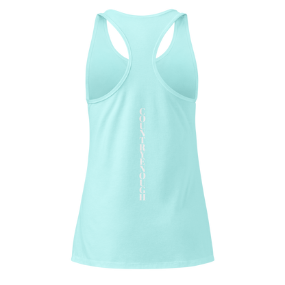 Cancun tank top with words country enough on the front and words country enough down the spine on the back #cancun