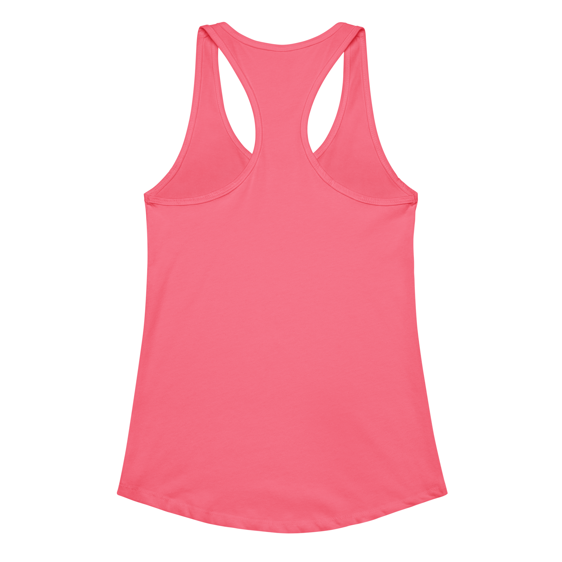 Hot Pink tank top with graphic of bull skull emblem and the word cowboys atop a desert scene with a rope border #hotpink