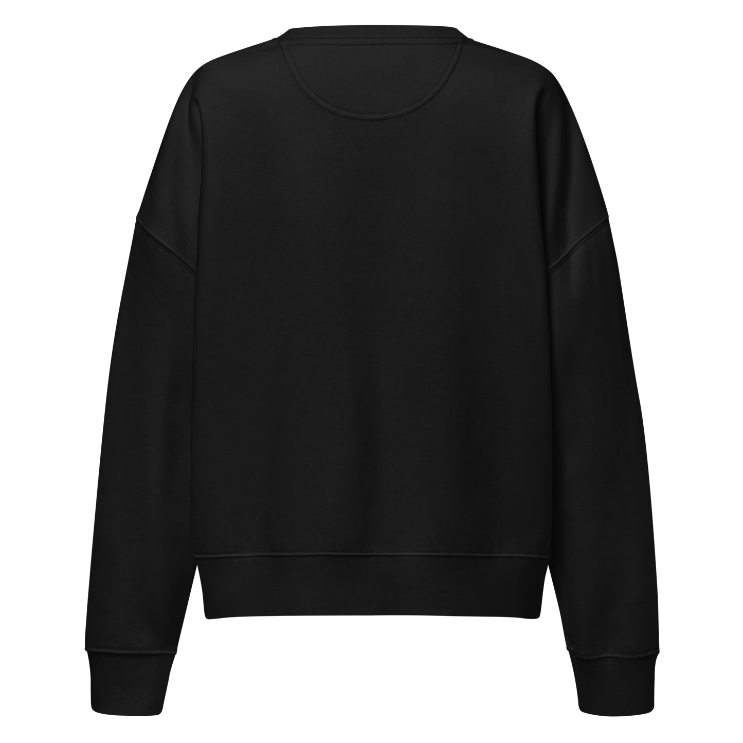 Black sweatshirt with graphic of mirrored bison and words country enough #black