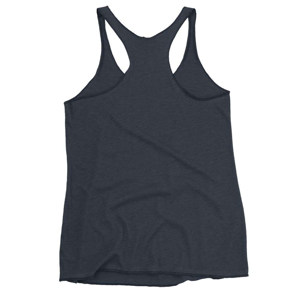Midnight Navy tank top with graphic of bull skull, aztec pattern and the word howdy above #midnightnavy