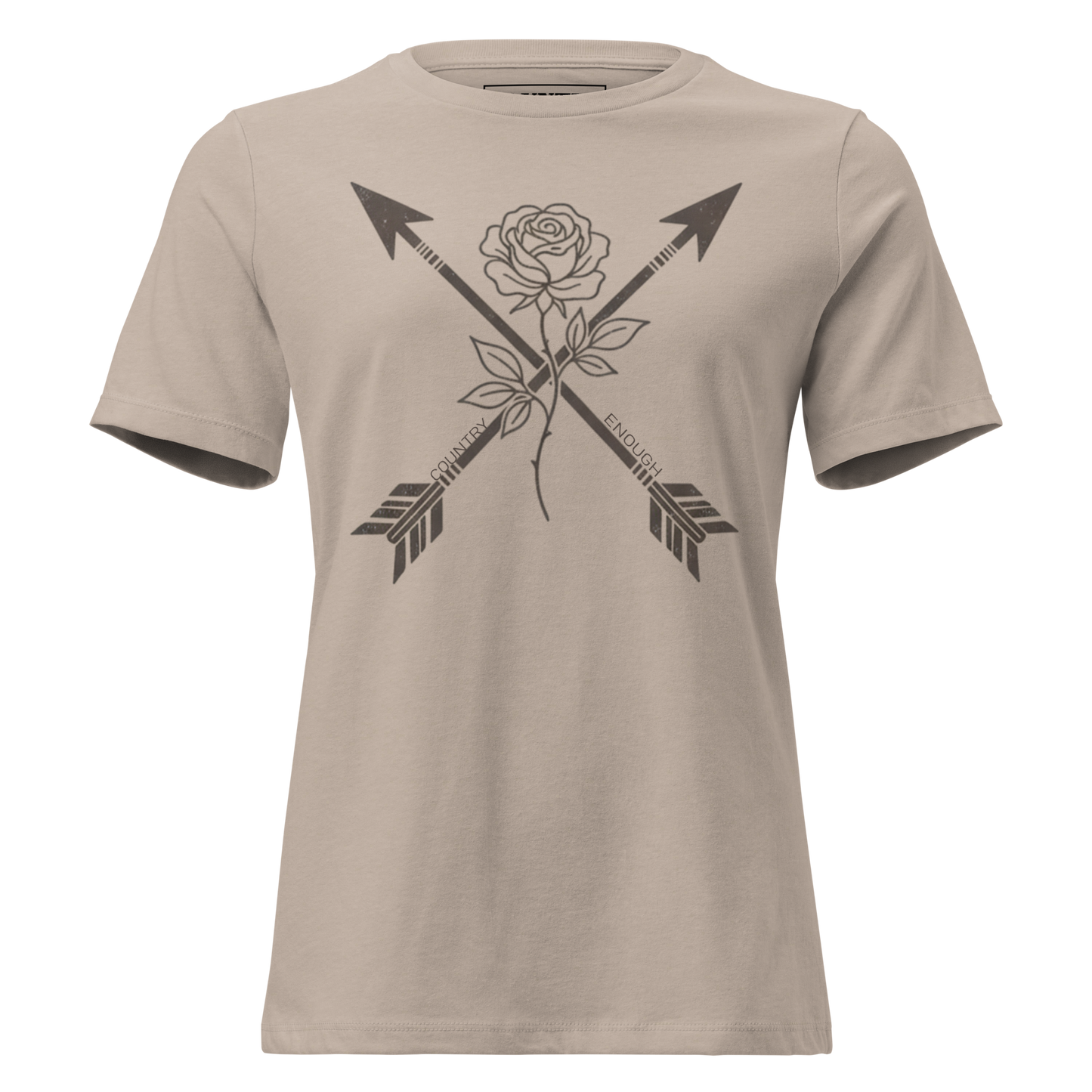 Heather Stone t-shirt with arrows and rose graphic #heatherstone
