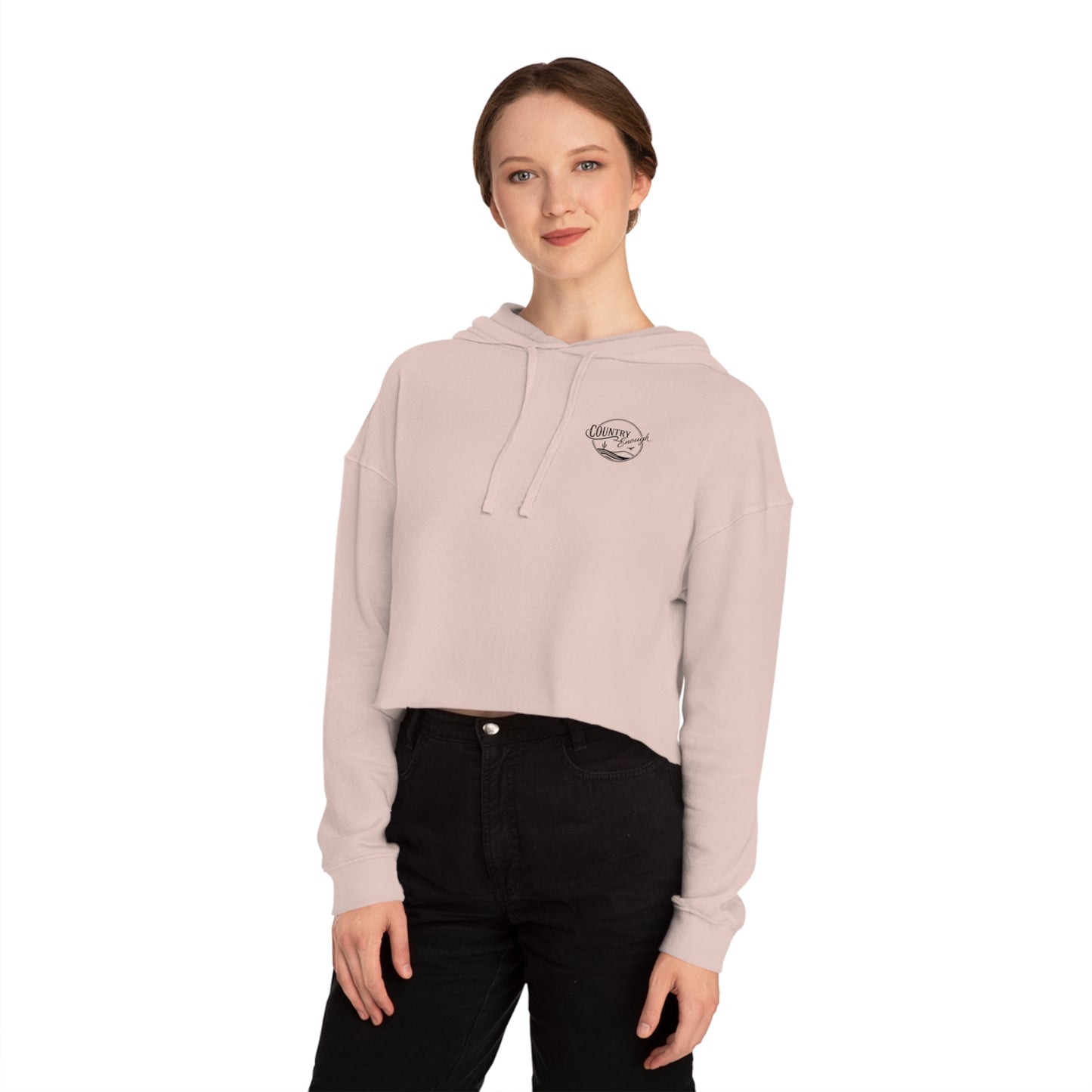 Country Enough Crop Hoodie