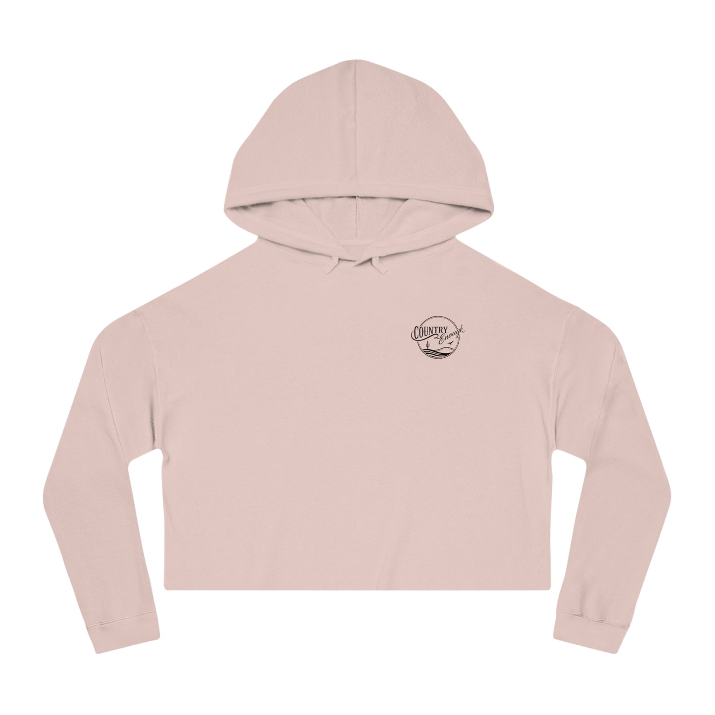 Country Enough Crop Hoodie