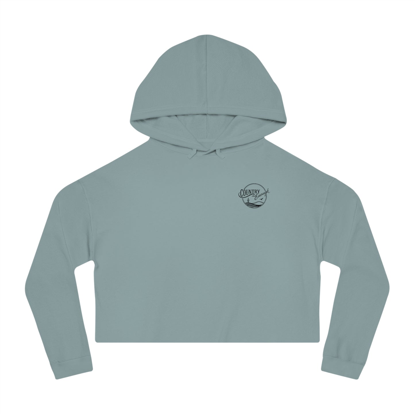 Country Enough Crop Hoodie