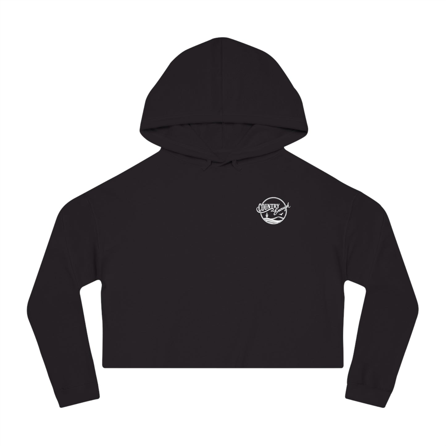 Country Enough Crop Hoodie