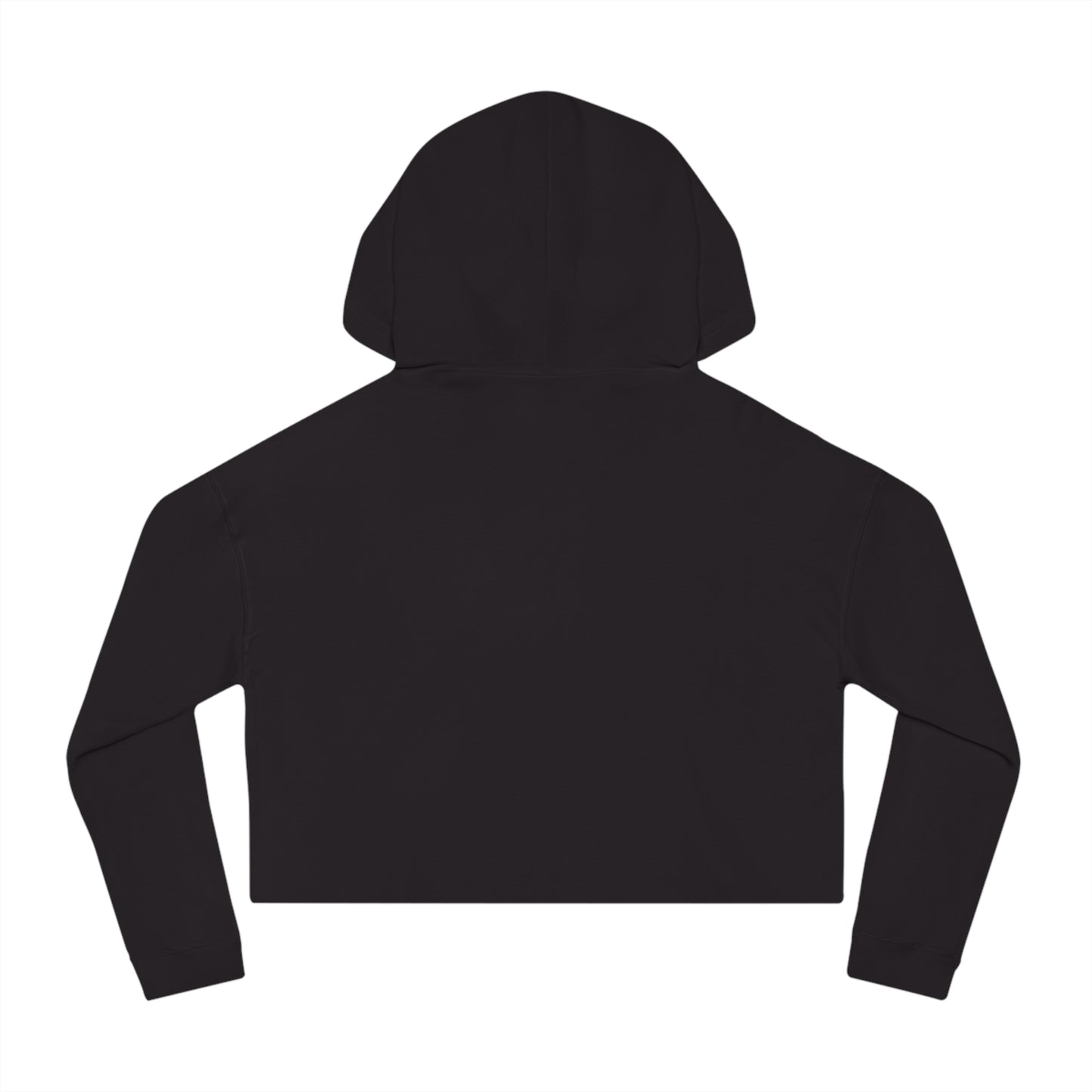 Black hoodie with white highland cow and desert landscape graphic design on a white background #black