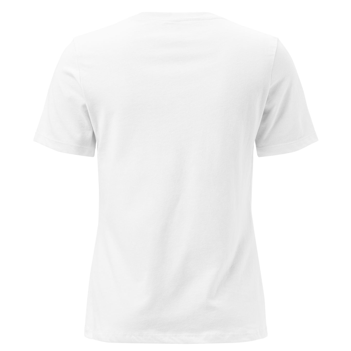 White t-shirt with graphic of a roping cowgirl on a horse, cacti, and words who runs the west cowgirls #white
