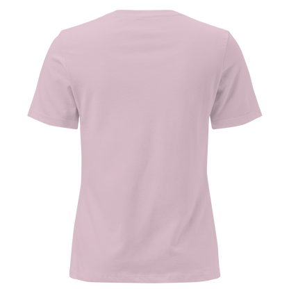 T-shirt with graphic of cowgirl on top of a bull and words here for the bulls #lightviolet