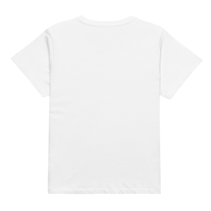 White t-shirt with graphic of the words honky tonk kinda girl #white
