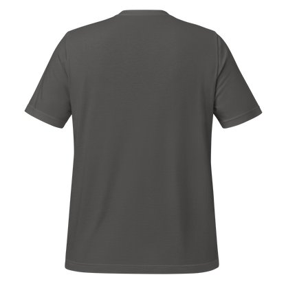 Asphalt t-shirt with graphic of bull skull, aztec pattern, and words howdy across the top #asphalt
