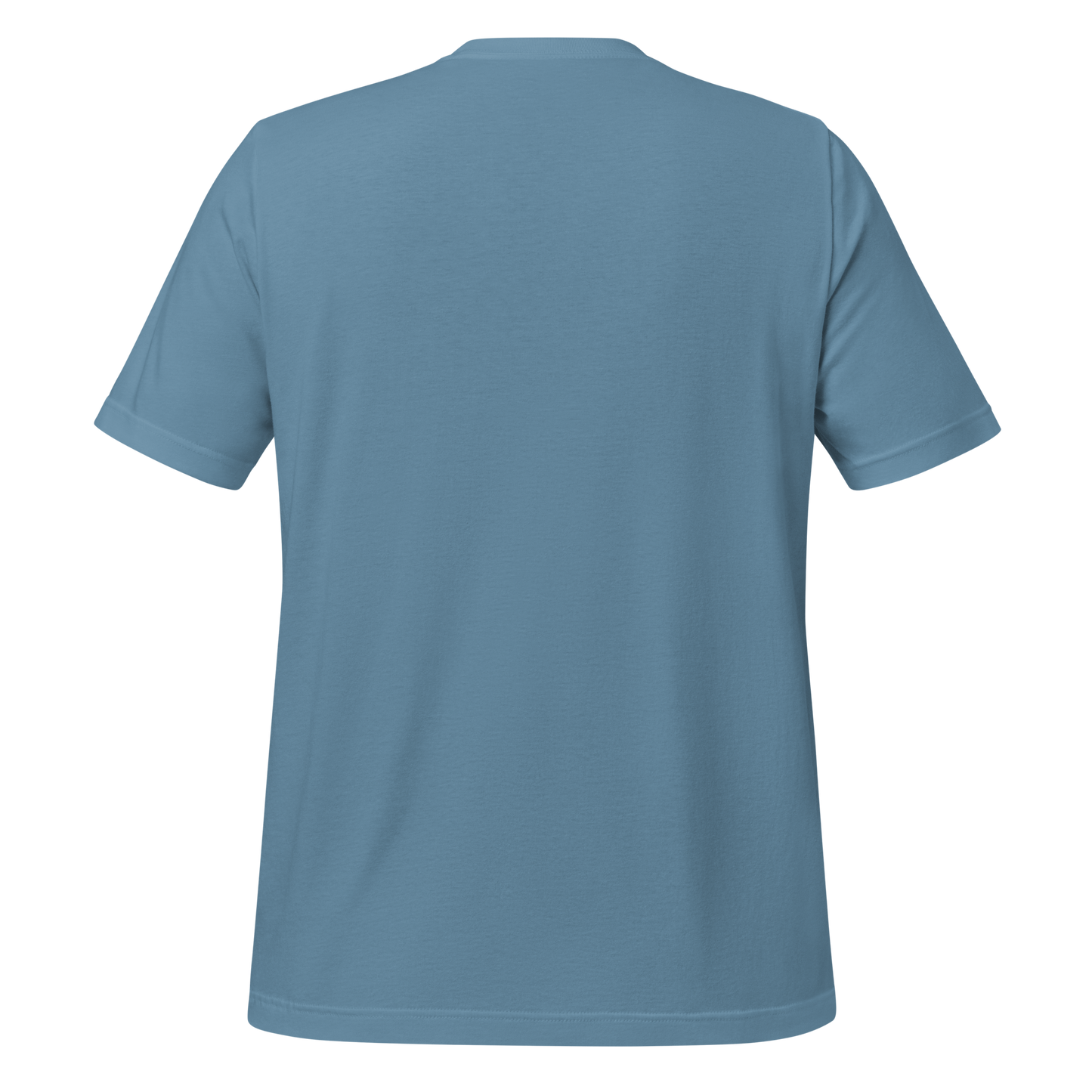 Steel Blue t-shirt with graphic of bull skull, aztec pattern, and words howdy across the top #steelblue