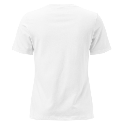 White t-shirt with graphic of a bar scene, bull skull shaped disco ball, and words meet me at a dancehall, all in gray #white